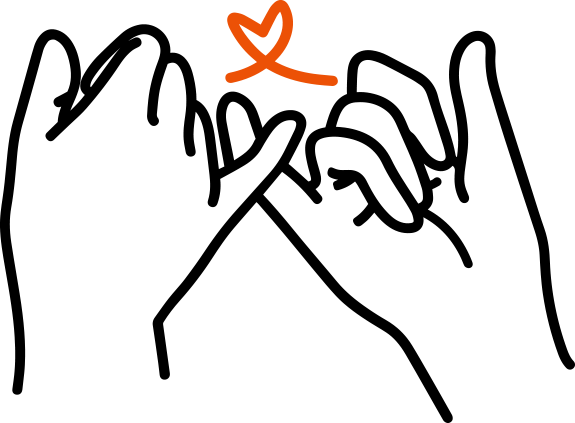 The Human Stack-Pinky Swear-Icon