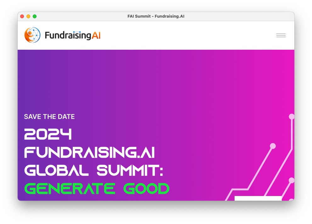 Fundraising AI Summit